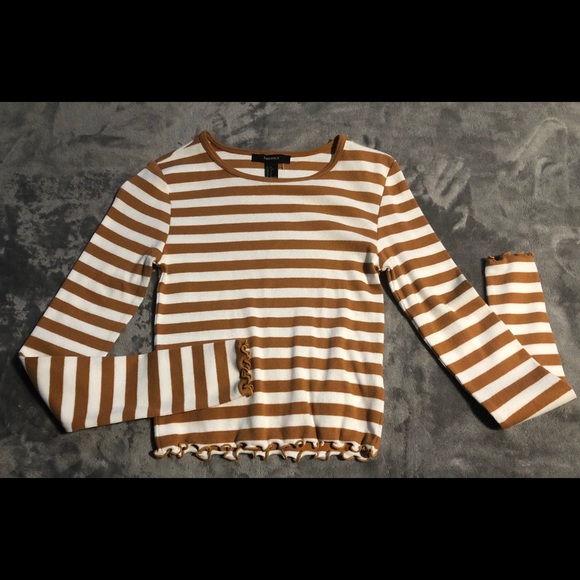 Long sleeve striped top - Picture 1 of 3